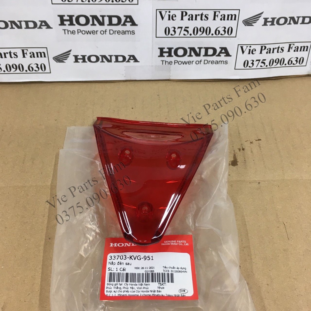 Nắp chụp đèn hậu Air Blade 110 đời đầu, AB 110 đời đầu , hàng din honda mới 100%