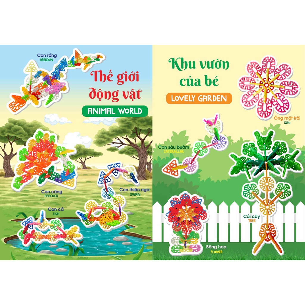 GHÉP HÌNH HOA_KÍNH VẠN HOA (SATO 78)