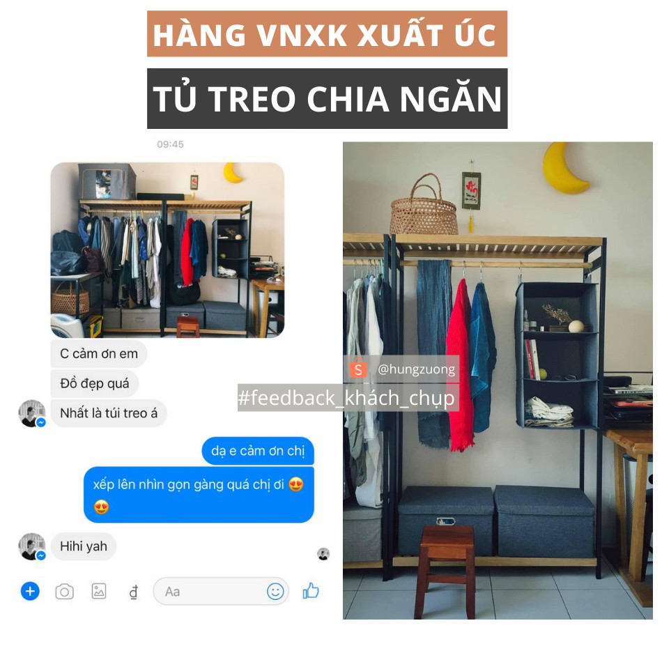 Tủ Vải Treo nhiều ngăn