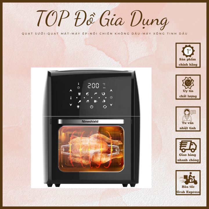 Nồi Chiên Không Dầu URINGO KK01 Chính Hãng- Bảo Hành 12 Tháng-TOP Đồ Gia Dụng