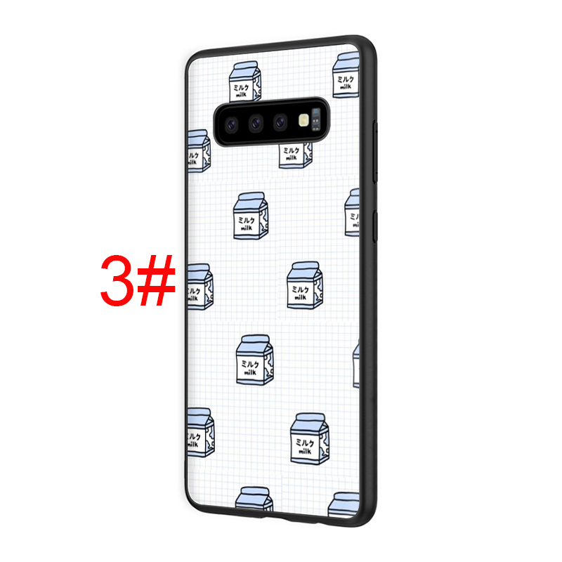 Ốp Lưng Mềm In Hình Sữa Cho Samsung Galaxy S20 Ultra S10 Lite S10e S9 S8 Plus S6 S7 Edge 92s