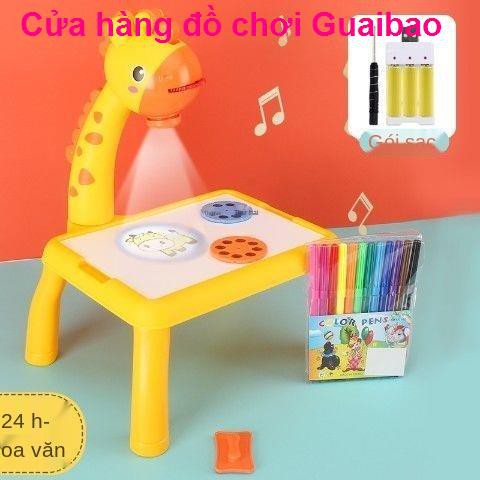 đồ chơiĐồ chơi giáo dục trẻ em 3-6 tuổi Bé gái 4 trai đến 5 Máy chiếu màu nâu 9 Bảng vẽ 8 12 Món quà sinh nhật