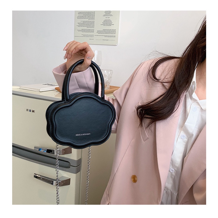 Túi Xách JASMIN NOIR Da PU Phối Dây Xích Thời Trang Sang Trọng Cho Nữ