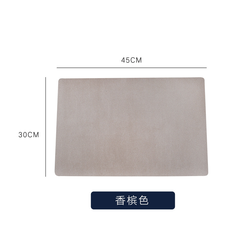 Thảm Lót Bàn Ăn Chất Liệu Da Pu Chống Thấm Nước Chịu Nhiệt Tốt