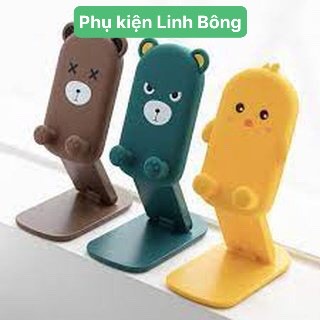 Kệ giá đỡ điện thoại/ipad hình Thú dễ thương, có thể gấp gọn tiện lợi