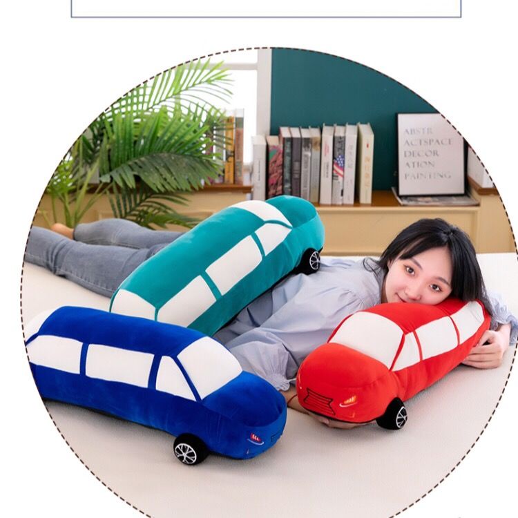 Gối Ôm Nhồi Bông Đa Năng Hình Xe Hơi Dễ Thương Dùng Làm Quà Tặng Sinh Nhật Cho Bé