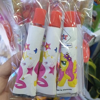 Set 3 tuýp thổi bong bóng bằng ống hút đồ chơi