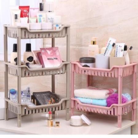 Kệ nhựa 2 tầng, 3 tầng, 4 tầng hình chữ nhật đa năng