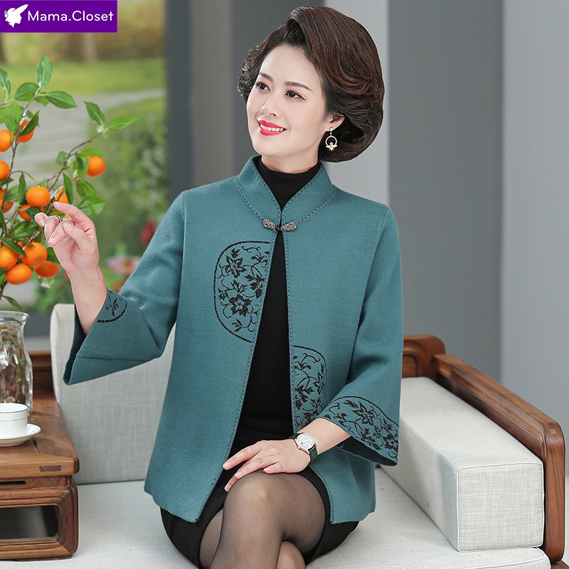 #YY6608 ÁO LEN DÀI TAY THU ĐÔNG CỔ TÀU, HÀNG QUẢNG CHÂU CAO CẤP MẪU MỚI CHO MẸ, CHO NGƯỜI TRUNG NIÊN 2021 | BigBuy360 - bigbuy360.vn