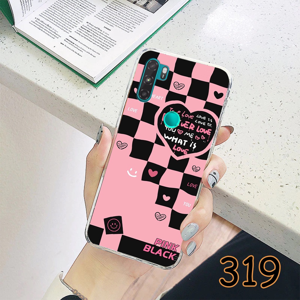 Ốp Lưng Vsmart Active 3 - Active 1 - Active 1 Plus in hình họa tiết caro  - Chất liệu Silicon siêu bền, sang trọng