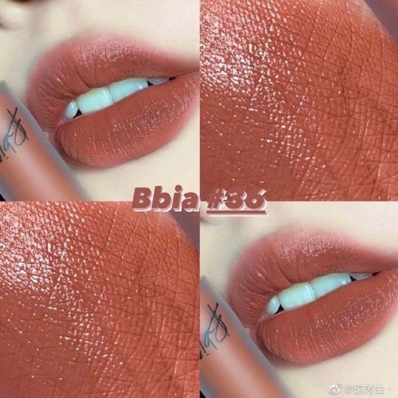 Son Kem Lì Bbia Last Velvet Lip Tint Version 8 Màu 36 Feign Cool Hồng Nâu 5g
