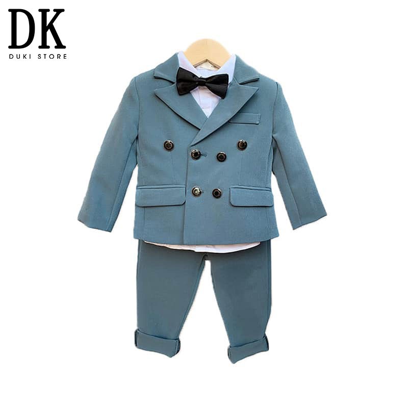 Bộ vest cho bé trai 6 cúc Hàn Quốc cực chất - DUKI STORE
