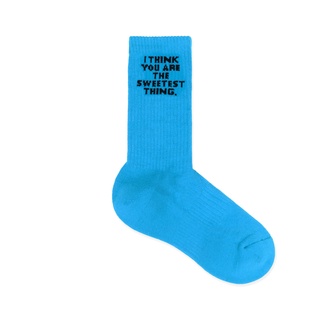 Vớ Levents Quote socks/ Blue 100% Cotton Unisex