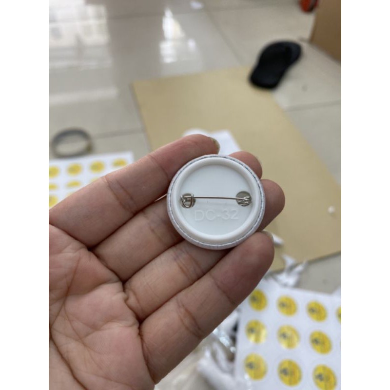 Phôi huy hiệu 3.2cm, phôi huy hiệu cài balo, cài áo