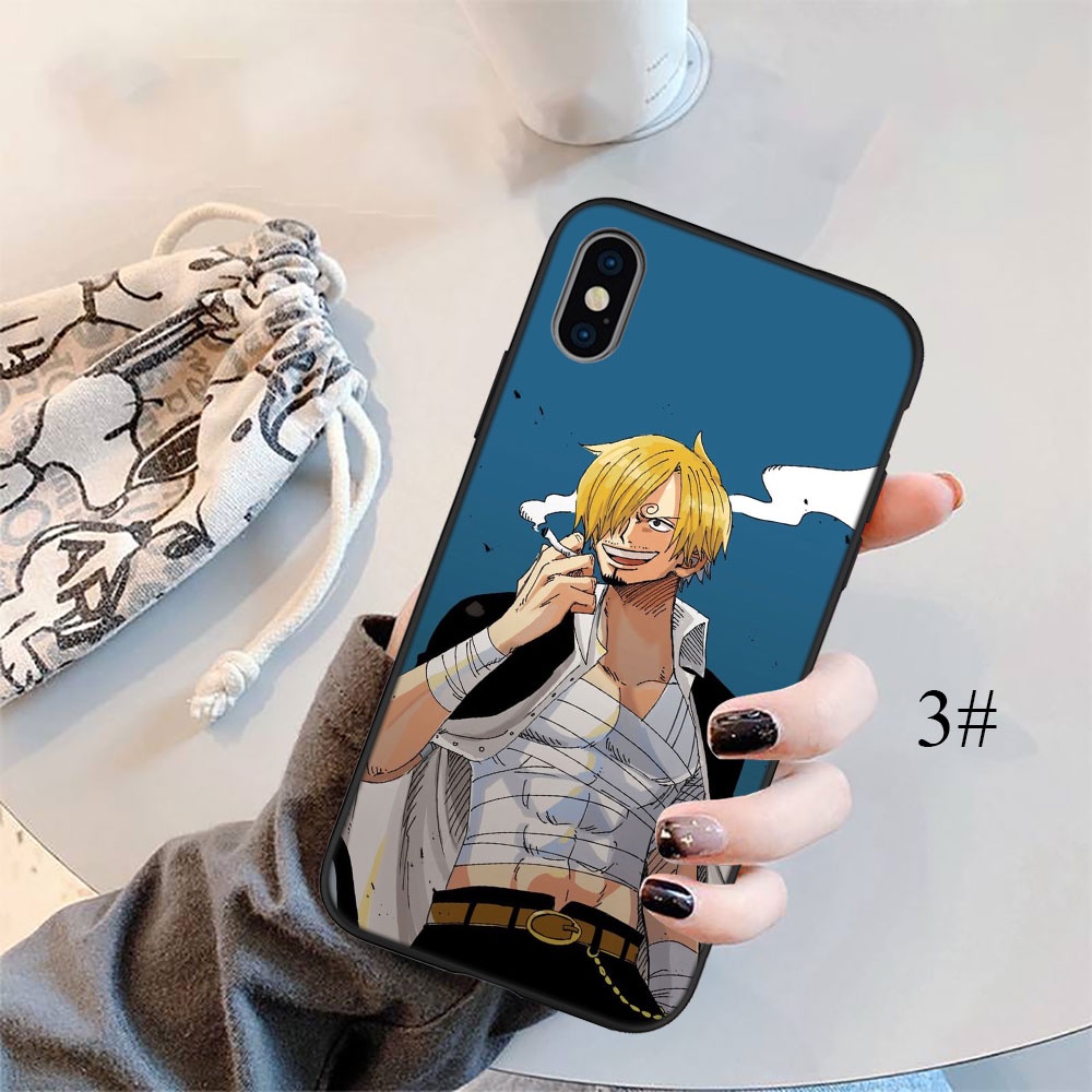 Ốp Điện Thoại Họa Tiết Hoạt Hình One piece Sanji Cho Iphone 5 5S 6 6S 7 8 11 Pro Max Plus SE XR IX13