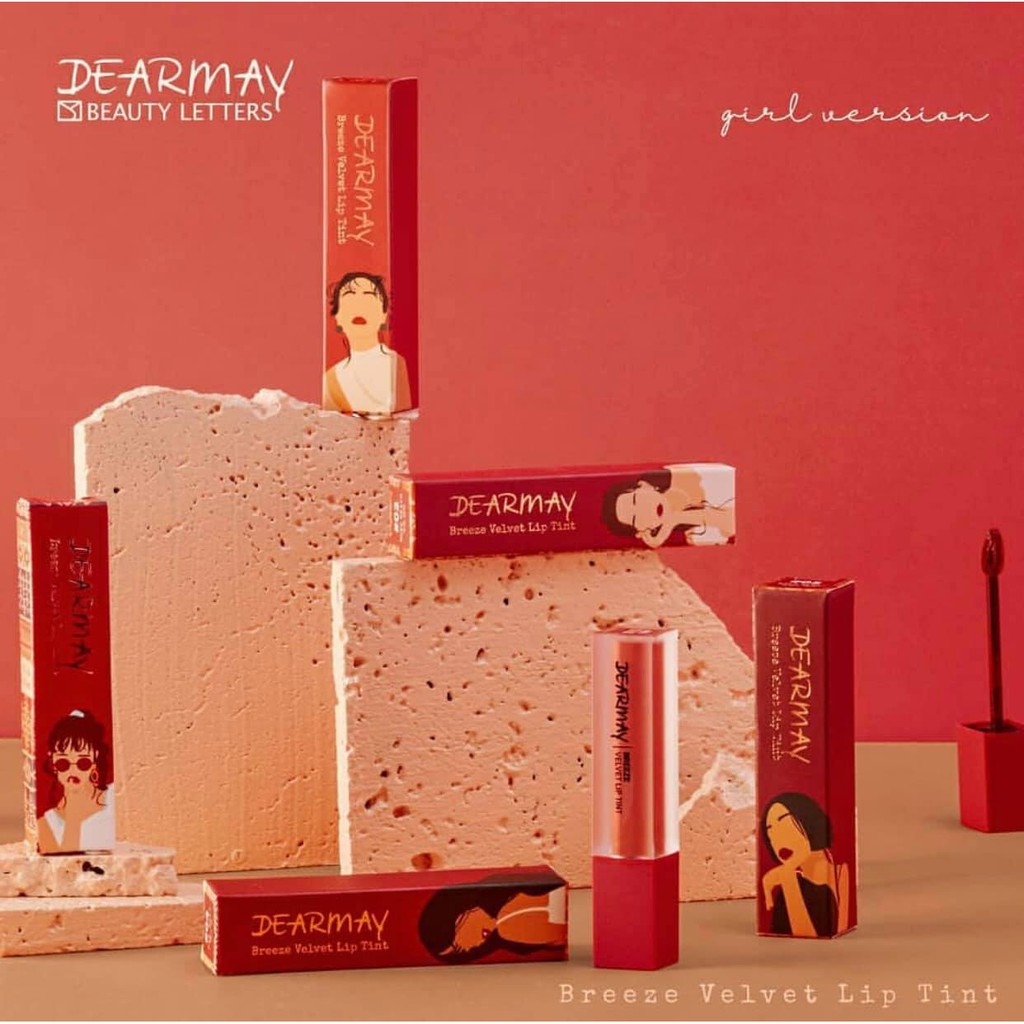 Son kem lì 💜FREE SHIP💜Son kem lì Dearmay Breeze Velvet Lip Tint