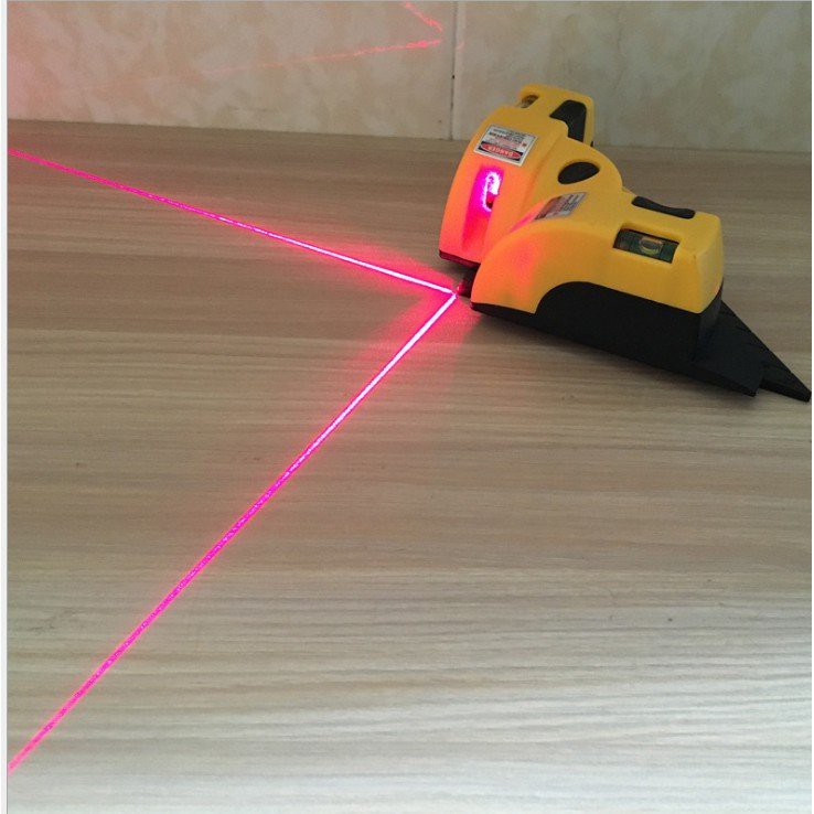 Thước Ke Góc Vuông Laser Máy Đo Góc Vuông 90 Độ Bằng Tia Laser Chuyên Dụng