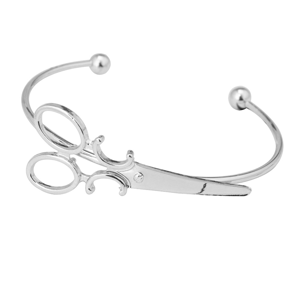 Vòng đeo tay hở kiểu dáng chiếc kéo mini lôi cuốn