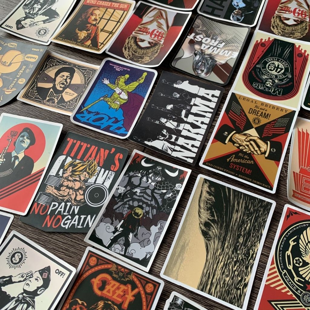 Bộ 10 decal sticker bất kì, sticker decor trang trí phòng ngủ, phòng khách