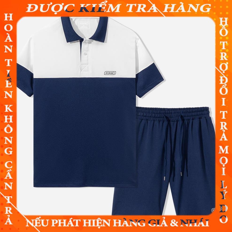 Bộ Quần Áo Thể Thao Nam Nhiều Màu Có Cổ Thời Trang Cao Cấp AVIANO qdung
