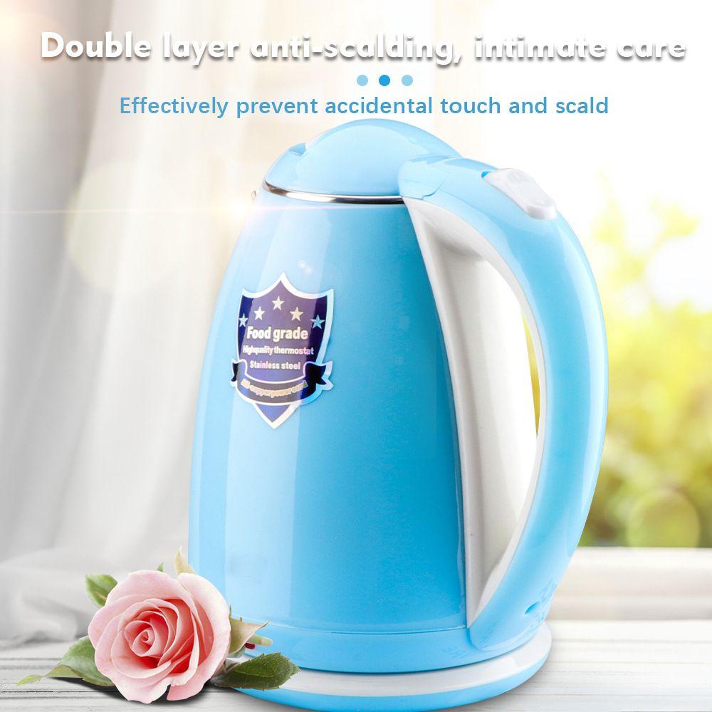 YNATURAL Ấm Đun Nước Siêu Tốc 2L Bằng Thép Không Gỉ