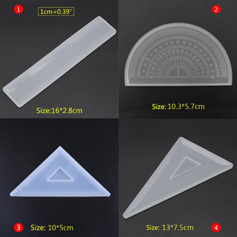HANDMADE Khuôn Silicon Làm Đồ Trang Sức Hình Thước Đo