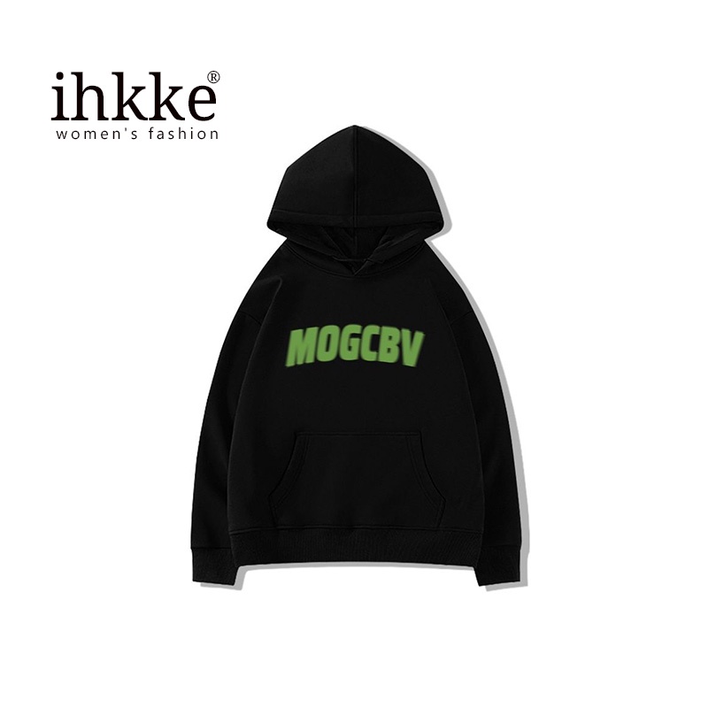 Áo hoodie IHKKE chất liệu cotton mỏng thời trang mùa xuân thu