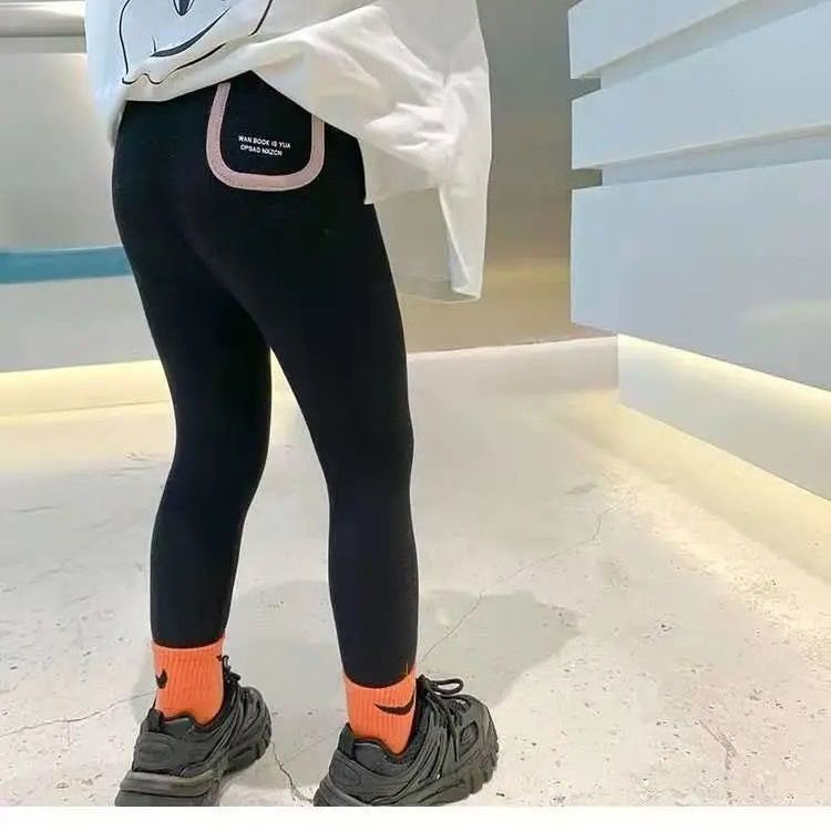 Quần Legging Có Túi Thời Trang Xuân Thu Mới Cho Bé Gái