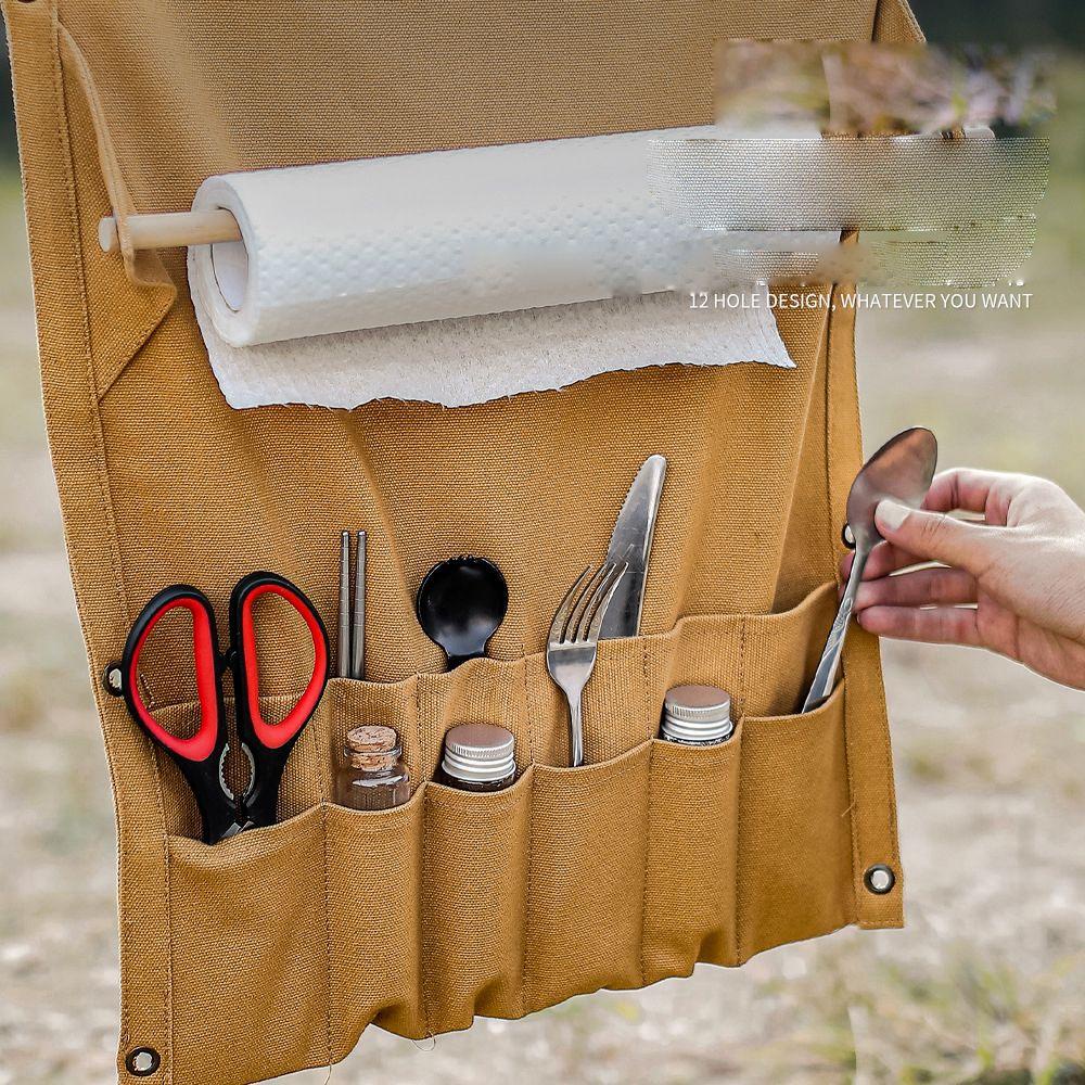 Túi Đựng Dao Nĩa Nhiều Ngăn Sức Chứa Lớn Tiện Dụng Khi Đi Du Lịch Giá Đỡ