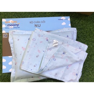 [Quà Tặng Moony] Bộ Chăn Gối Nous