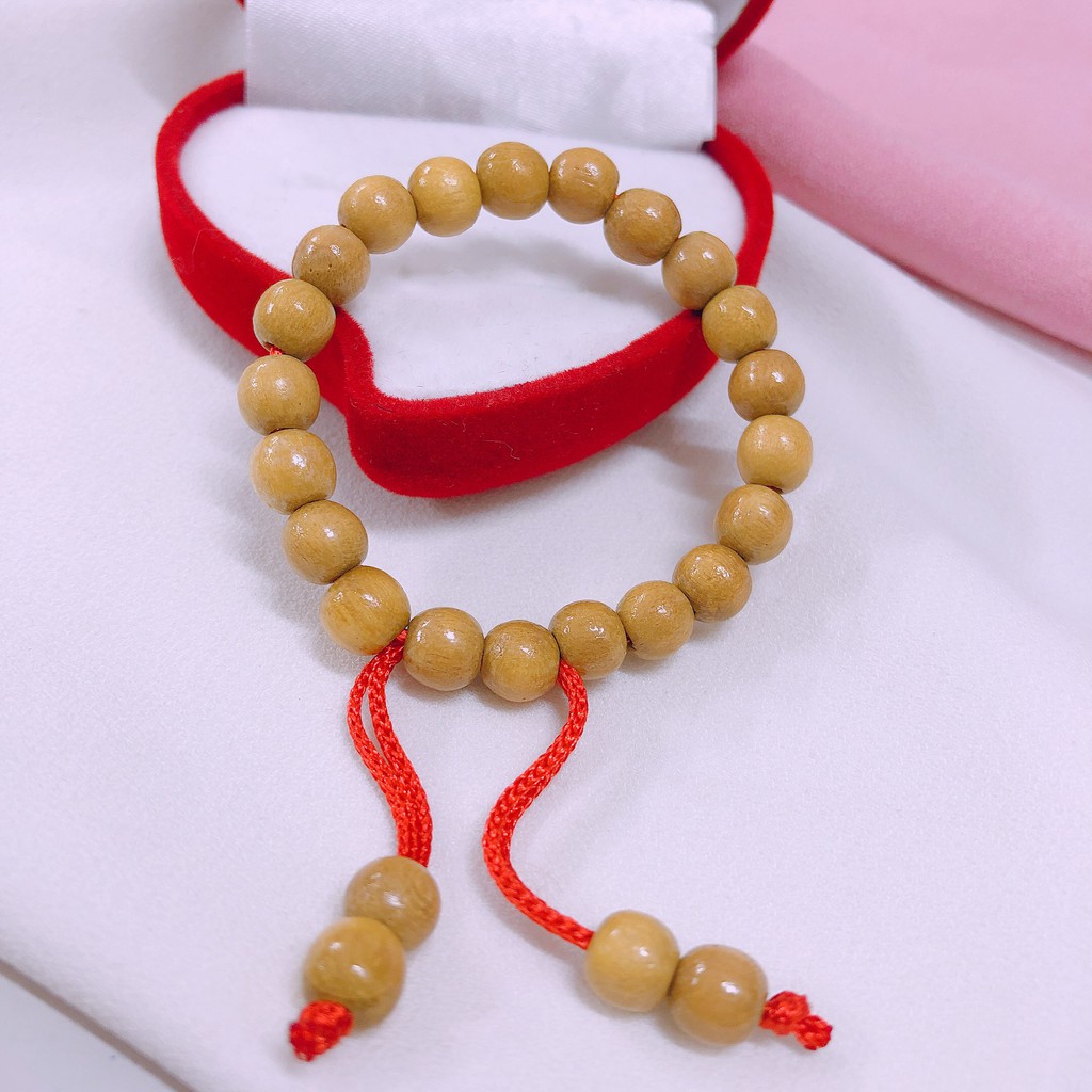 Vòng dâu tằm trơn cho bé - Vòng tay Bibi