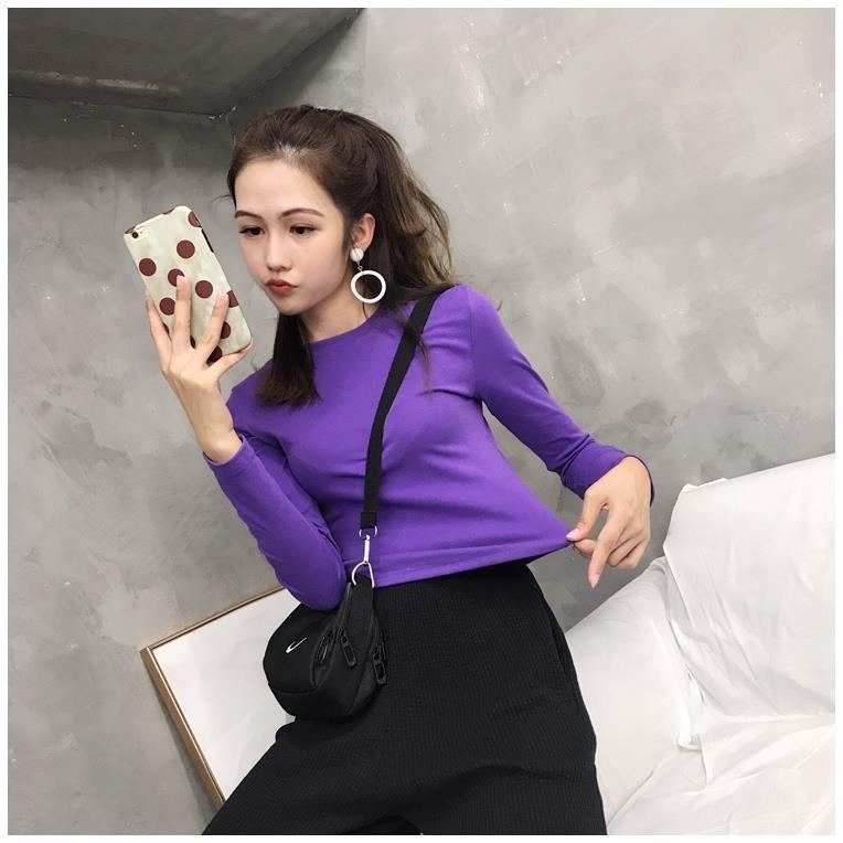 Áo thun BH dài tay phong cách Hàn Quốc xinh xắn cho phái nữ