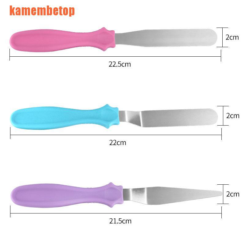 Bộ 3 Muỗng Nhỏ Bằng Thép Không Gỉ Chuyên Dụng Cho Làm Bánh Kem