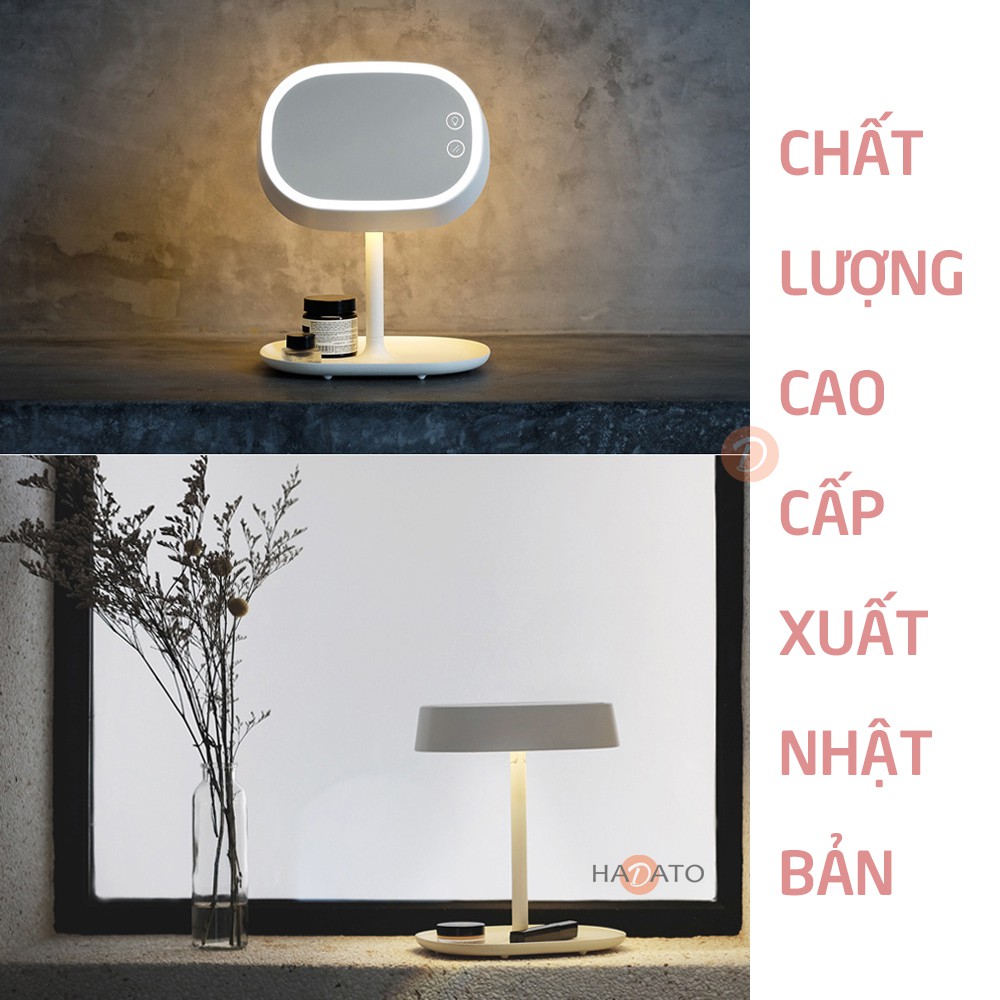 [CAO CẤP XUẤT NHẬT]  Gương trang điểm kết hợp đèn ngủ, màn hình cảm ứng phong cách hàn quốc- sạc usb muid cao cấp Rev.1