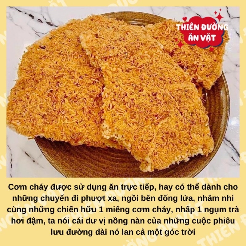 500Gr Cơm Cháy Đáy Nồi Siêu Chà Bông, Ruốc, Thơm, Ngon