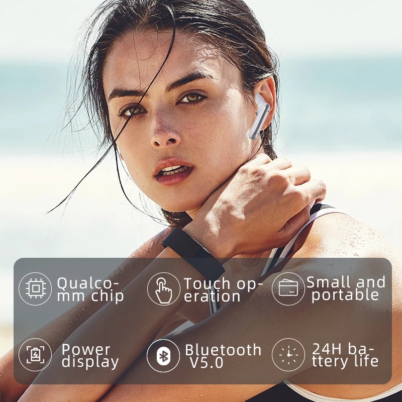 Tai Nghe Bluetooth 5.0 Không Dây D28 Chống Ồn