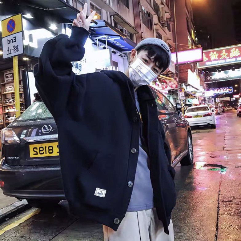 Áo KHOÁC NÚT Ulzzang Unisex 1hitshop