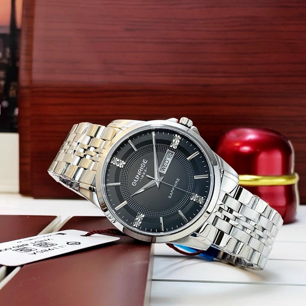 ĐỒNG HỒ NAM ĐẸP   ♥️FREESHIP♥️ SUNRISE 1198SA CHÍNH HÃNG