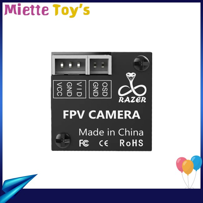 RC Camera Foxeer Razer Micro 1 / 3 Cmos 1.8mm Lens 1200tvl Tỉ Lệ 4: 3 / 16: 9 Cho Drone