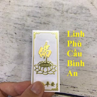 Linh Phù Cầu Bình An; dán điện thoại, laptop, xe máy, xe hơi, bàn thờ ông địa hay vị trí làm việc- SP005364