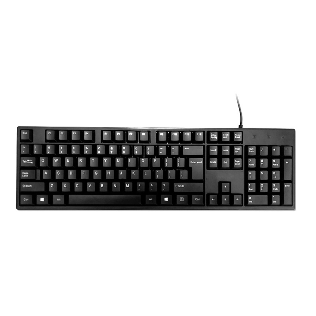 Bàn Phím 104 Phím Có Dây Usb Chống Nước Chống Mài Mòn Cho Laptop / Máy Tính
