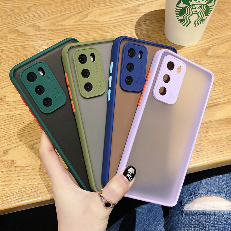 Samsung Galaxy Note 20 Plus S22 Ultra S21 S20 FE Matte Cover Shockproof Soft Silicone Bumper Camera Protection Case