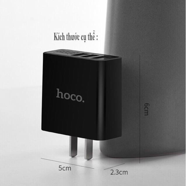 Cốc Sạc Nhanh Hoco C15 Hiển Thị LCD Chuẩn QC - Hàng Chính Hãng