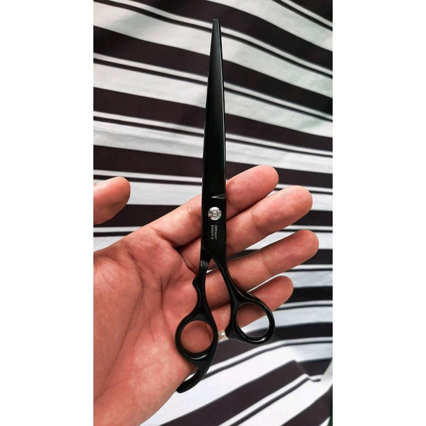 Kéo Cắt Tóc Chuyên Nghiệp Màu Đen Bằng Thép Không Gỉ 6 * 7 * 8 Inch