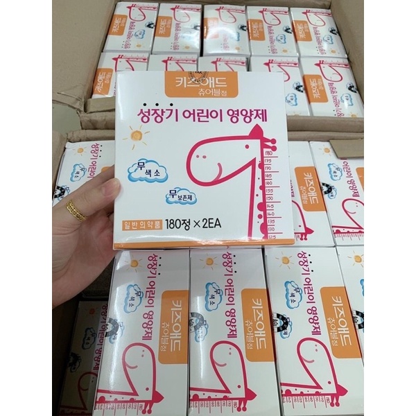 Bổ sung canxi tăng chiều cao cho bé Hàn Quốc