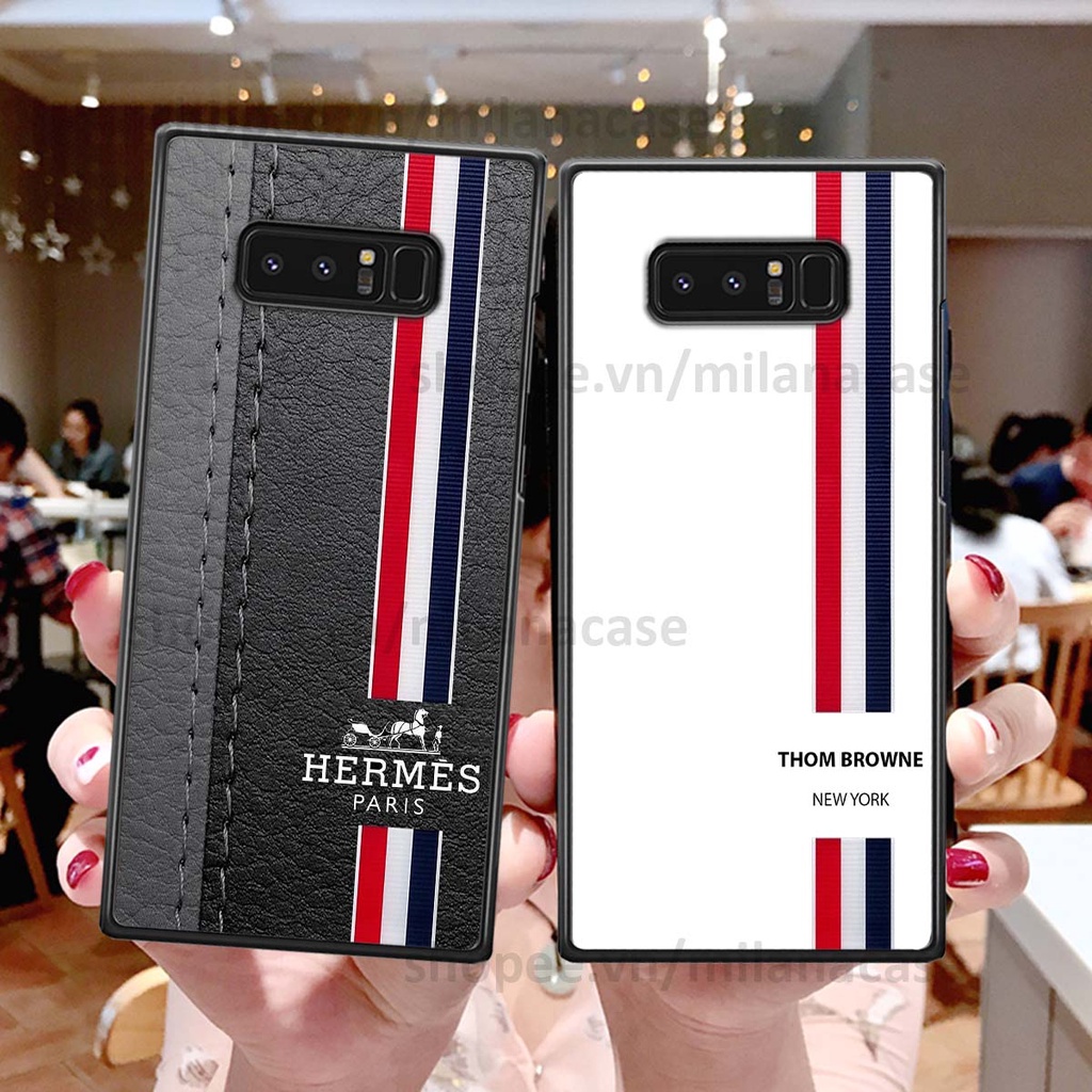 Ốp Samsung Note 8 in hình các thương hiệu nổi tiếng trẻ trung thể thao cá tính