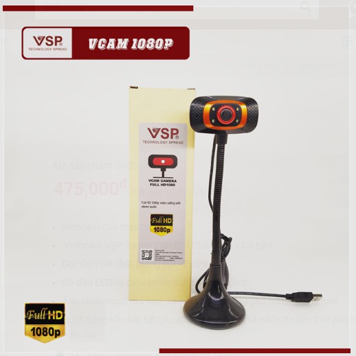 Webcam VSP 1080p FullHD