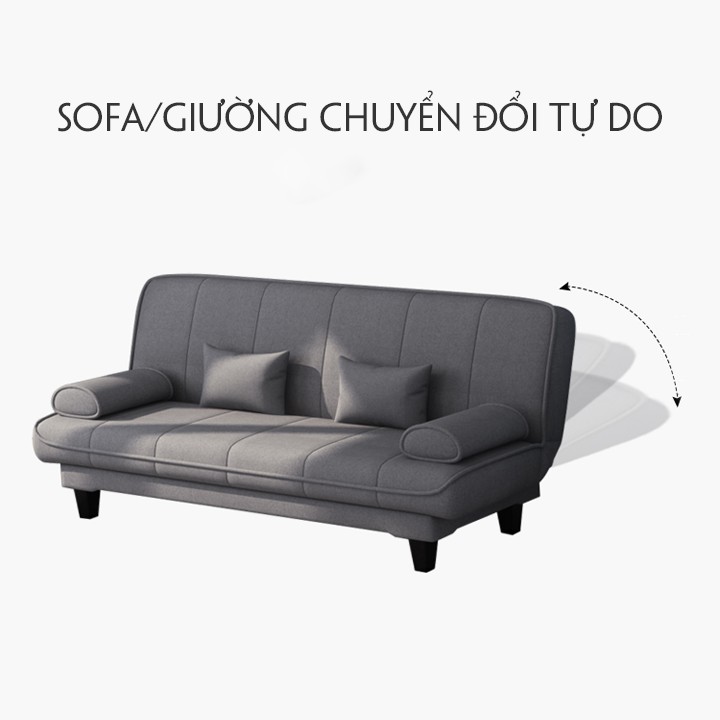 Ghế Sofa Bắc Âu 2 màu (xanh, xám) kích thước 1m75cm