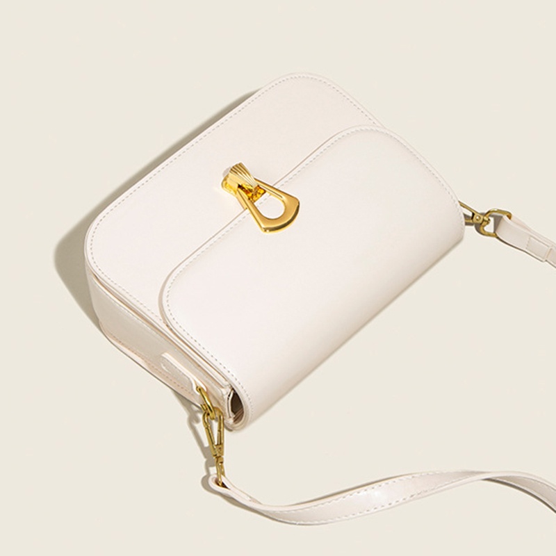 Túi Đeo Vai Hình Vuông Cỡ Nhỏ Có Khóa Gài Họa Tiết Giọt Nước Cổ Điển Thời Trang Cho Nữ