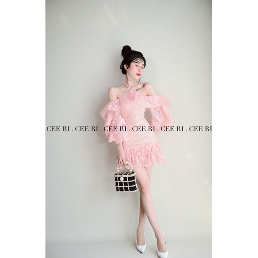 ( ẢNH THẬT - CEERI ) Váy ren cao cấp tay bèo